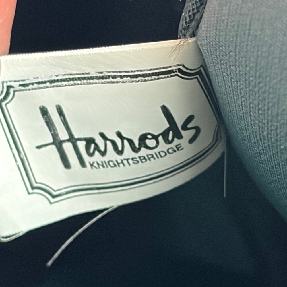 Harrods Embroidered Tote Bag (Green) View 3